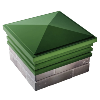 Колпак Бона с посадкой 1.5 кирпича Зеленый 3