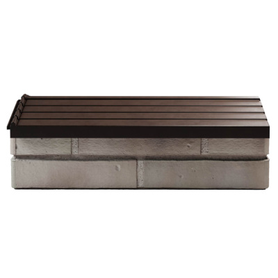 Парапет Бона ХайТек Коричневый посадка на 1 кирпич 200,225,255мм фото 1